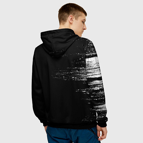 Мужская толстовка Слипкнот кори / 3D-Черный – фото 4