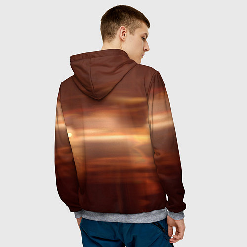 Мужская толстовка Indiana Jones and the Great Circle / 3D-Меланж – фото 4