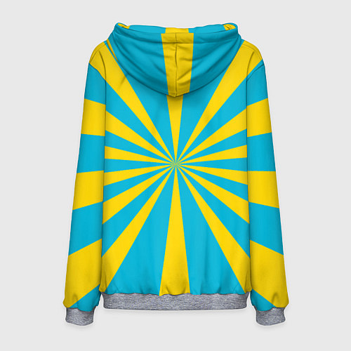 Мужская толстовка Военно-воздушные силы / 3D-Меланж – фото 2