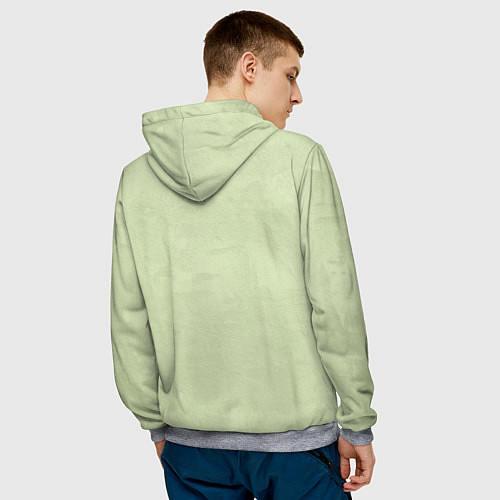 Мужская толстовка Злой кролик 2025 / 3D-Меланж – фото 4