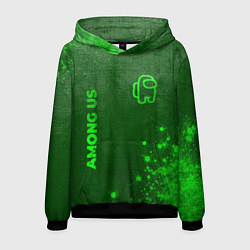 Мужская толстовка Among Us - green gradient вертикально