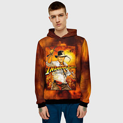 Толстовка-худи мужская Indiana Jones and the Great Circle, цвет: 3D-черный — фото 2