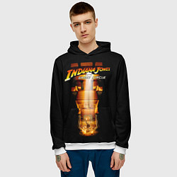 Толстовка-худи мужская Indiana Jones and the Great Circle, цвет: 3D-белый — фото 2