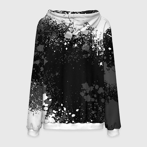 Мужская толстовка Kingdom come 2 - белые брызги / 3D-Белый – фото 2