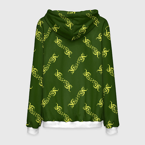 Мужская толстовка Винтажная роспись / 3D-Белый – фото 2