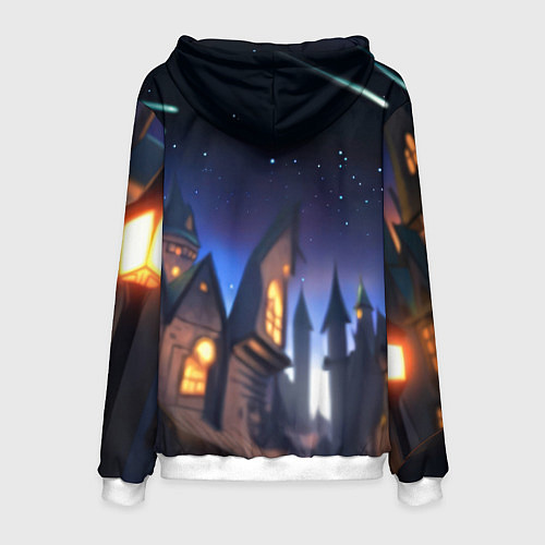 Мужская толстовка Гарри Поттер и кометы / 3D-Белый – фото 2