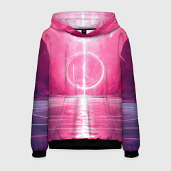 Толстовка-худи мужская Голден Стэйт Уорриорз в розовом, цвет: 3D-черный