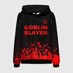 Толстовка-худи мужская Goblin Slayer - red gradient посередине, цвет: 3D-черный