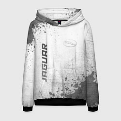 Толстовка-худи мужская Jaguar - white gradient вертикально, цвет: 3D-черный
