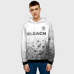 Толстовка-худи мужская Bleach - white gradient посередине, цвет: 3D-черный — фото 2