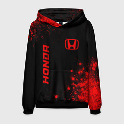 Мужская толстовка Honda - red gradient вертикально