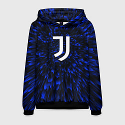 Толстовка-худи мужская Juventus blue energy, цвет: 3D-черный