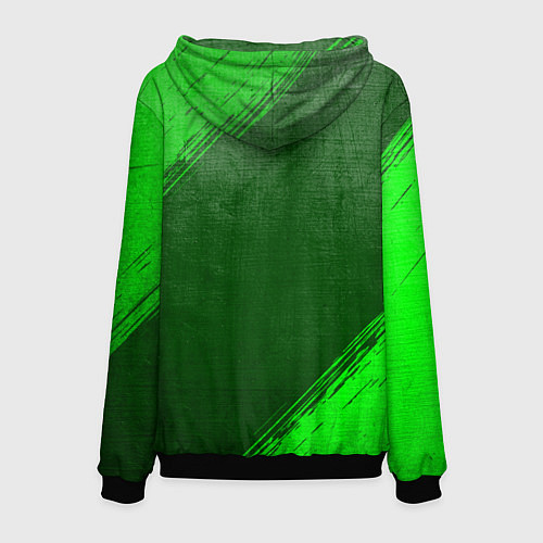 Мужская толстовка Juventus - green gradient / 3D-Черный – фото 2