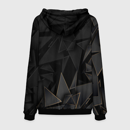 Мужская толстовка Juventus golden poly / 3D-Черный – фото 2