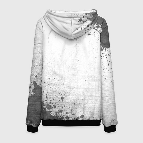 Мужская толстовка Leeds United - white gradient вертикально / 3D-Черный – фото 2