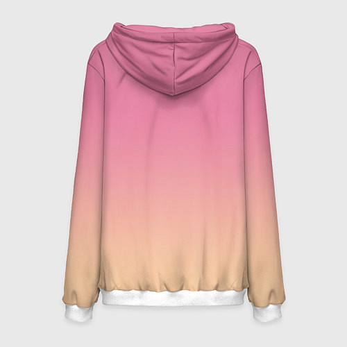 Мужская толстовка Funny kitten - cyberpunk / 3D-Белый – фото 2