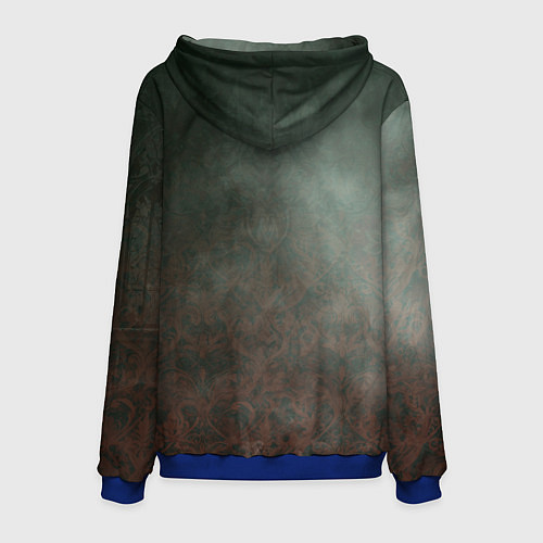 Мужская толстовка Элитный воин-скелет / 3D-Синий – фото 2