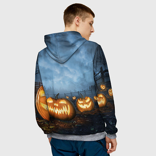 Мужская толстовка Костюмы для halloween / 3D-Меланж – фото 4