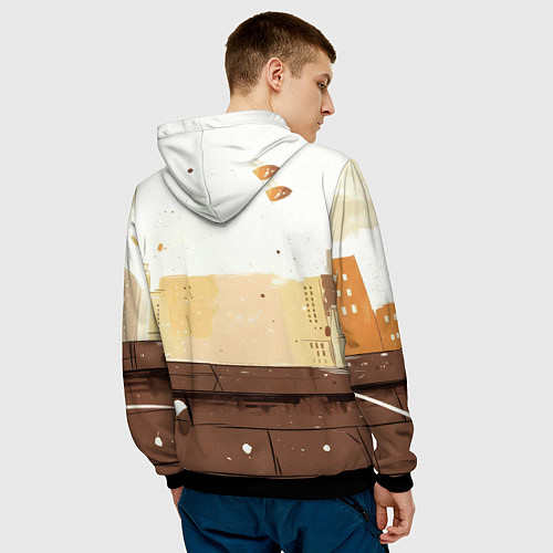 Мужская толстовка Мини человек-паук / 3D-Черный – фото 4