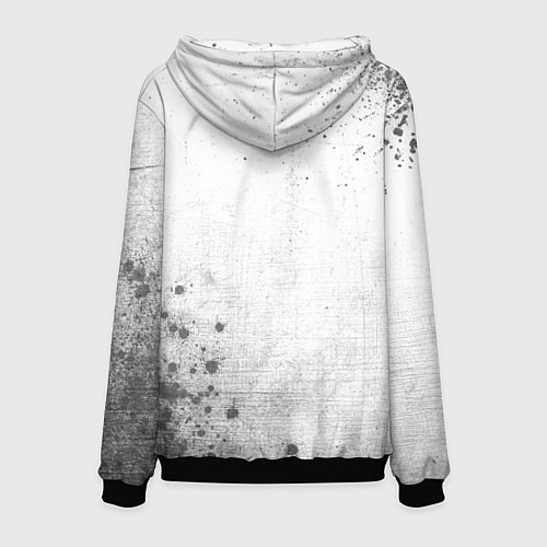 Мужская толстовка Genesis - white gradient вертикально / 3D-Черный – фото 2