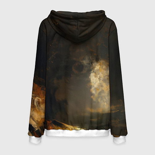 Мужская толстовка Spider man poster / 3D-Белый – фото 2