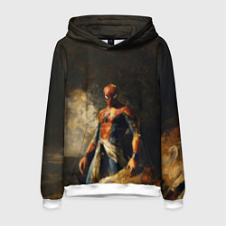 Толстовка-худи мужская Spider man poster, цвет: 3D-белый