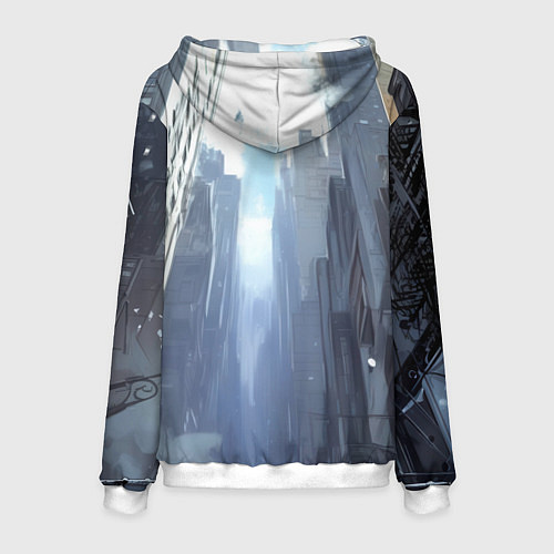 Мужская толстовка Человек-паук в кедах / 3D-Белый – фото 2