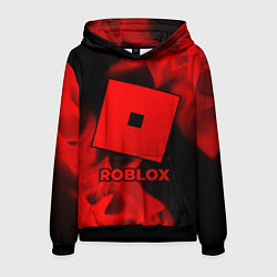 Толстовка-худи мужская Roblox - red gradient, цвет: 3D-черный