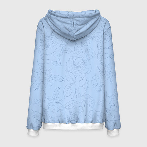 Мужская толстовка Beautiful Belle - big pictures / 3D-Белый – фото 2