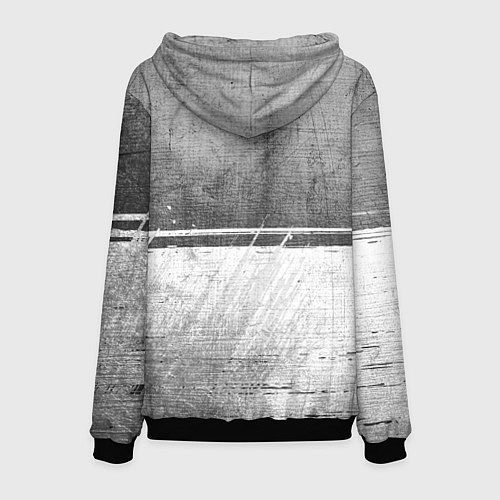 Мужская толстовка Bleach - grey gradient посередине / 3D-Черный – фото 2