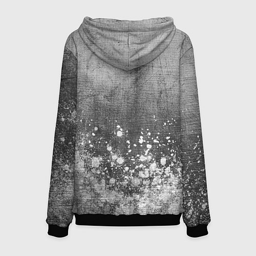 Мужская толстовка Bayern - grey gradient посередине / 3D-Черный – фото 2