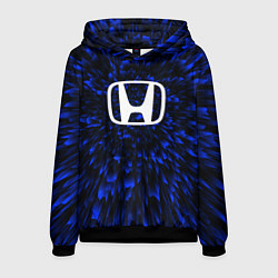 Толстовка-худи мужская Honda blue energy, цвет: 3D-черный