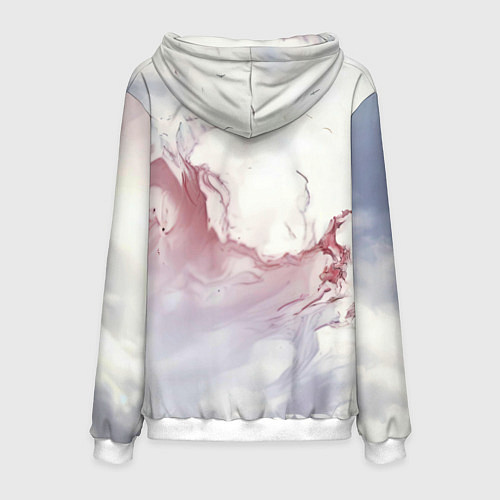 Мужская толстовка Бэтмен в тумане / 3D-Белый – фото 2