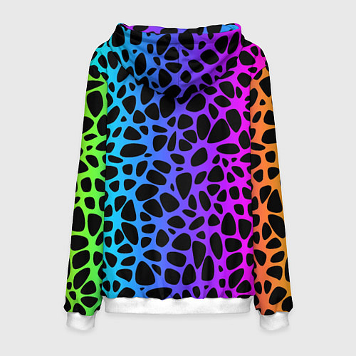 Мужская толстовка Кактус инопланетянин / 3D-Белый – фото 2