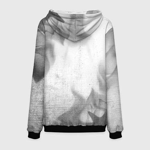 Мужская толстовка Great Wall - white gradient / 3D-Черный – фото 2