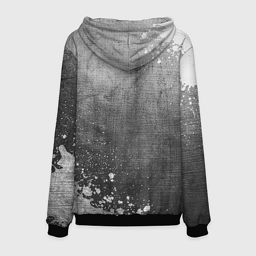 Мужская толстовка Black Clover - grey gradient вертикально / 3D-Черный – фото 2