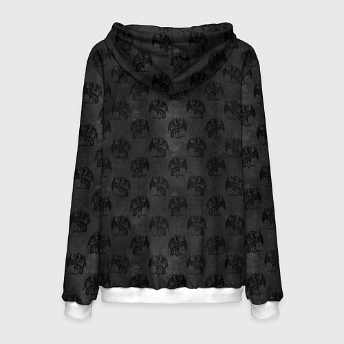 Мужская толстовка Юрий Хой из Сектор газа / 3D-Белый – фото 2