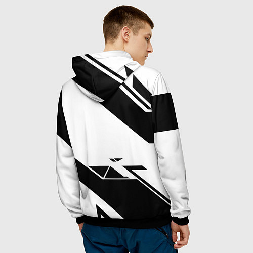 Мужская толстовка Farcry6 геометрия полосы / 3D-Черный – фото 4