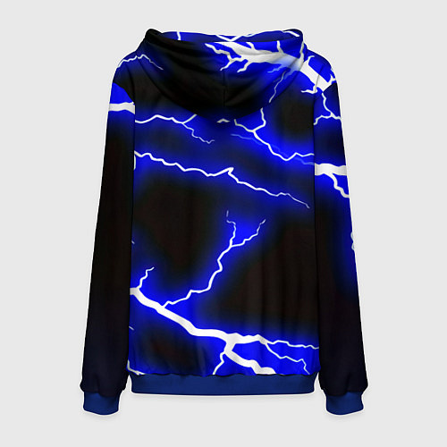 Мужская толстовка Sonic storm electro / 3D-Синий – фото 2