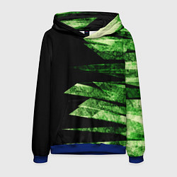 Мужская толстовка Color green black