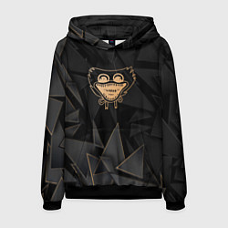 Толстовка-худи мужская Poppy Playtime golden poly, цвет: 3D-черный