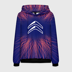 Толстовка-худи мужская Citroen red energy, цвет: 3D-черный