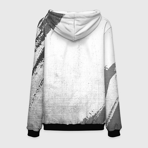 Мужская толстовка Mitsubishi - white gradient / 3D-Черный – фото 2