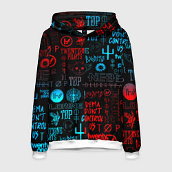 Мужская толстовка Twenty one pilots rock pattern