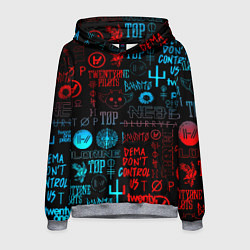 Мужская толстовка Twenty one pilots rock pattern