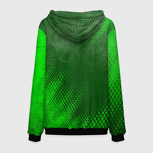 Мужская толстовка Haval - green gradient вертикально / 3D-Черный – фото 2