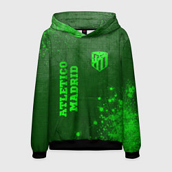 Мужская толстовка Atletico Madrid - green gradient вертикально