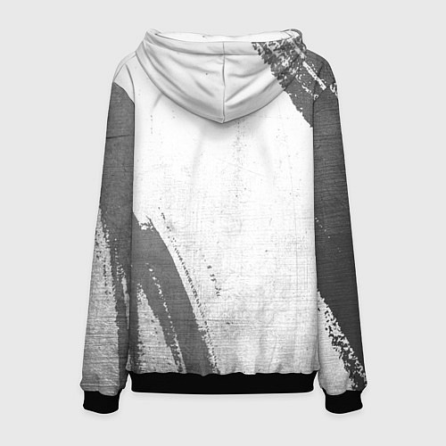Мужская толстовка Porto - white gradient вертикально / 3D-Черный – фото 2