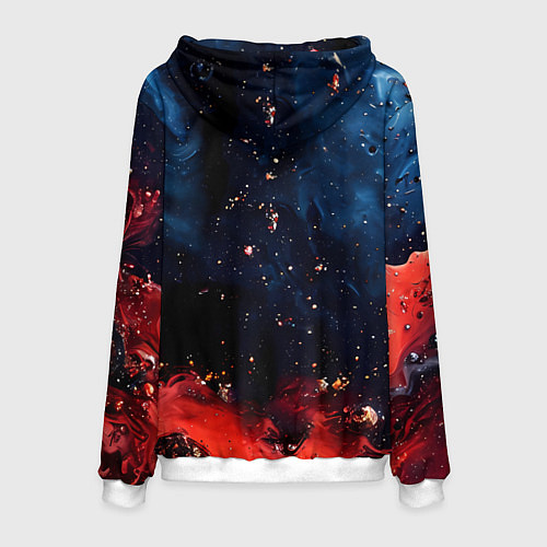 Мужская толстовка Багровый туман / 3D-Белый – фото 2