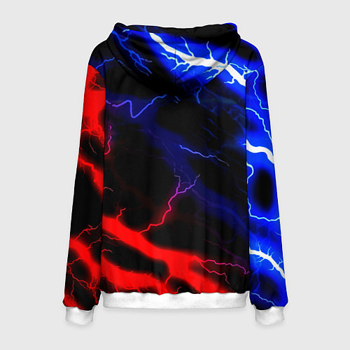 Мужская толстовка Monster energy молнии неон / 3D-Белый – фото 2